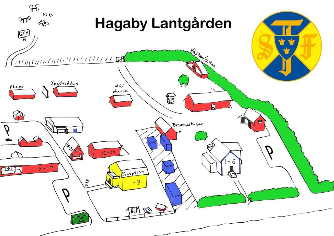 Stf Hagaby/Lantgarden Hostel Lottorp Экстерьер фото